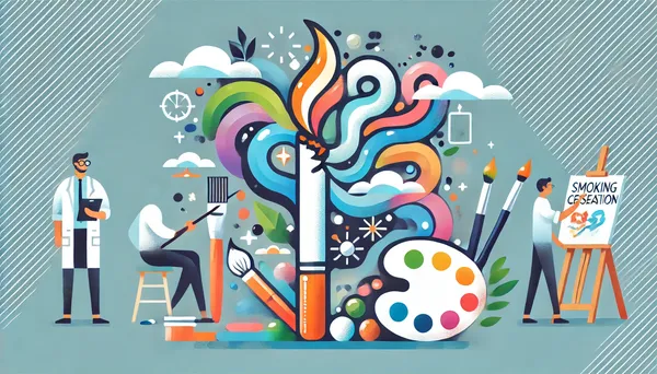 Symbolische Darstellung - Kunsttherapie Raucherentwöhnung